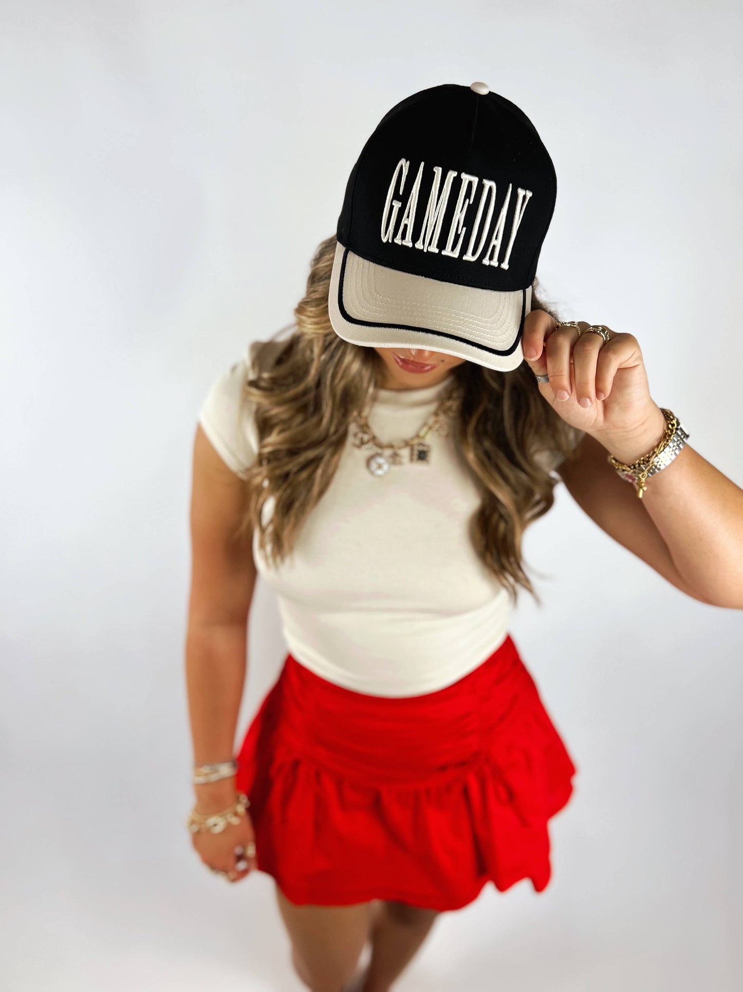 Trucker Hat - Game Day in Black