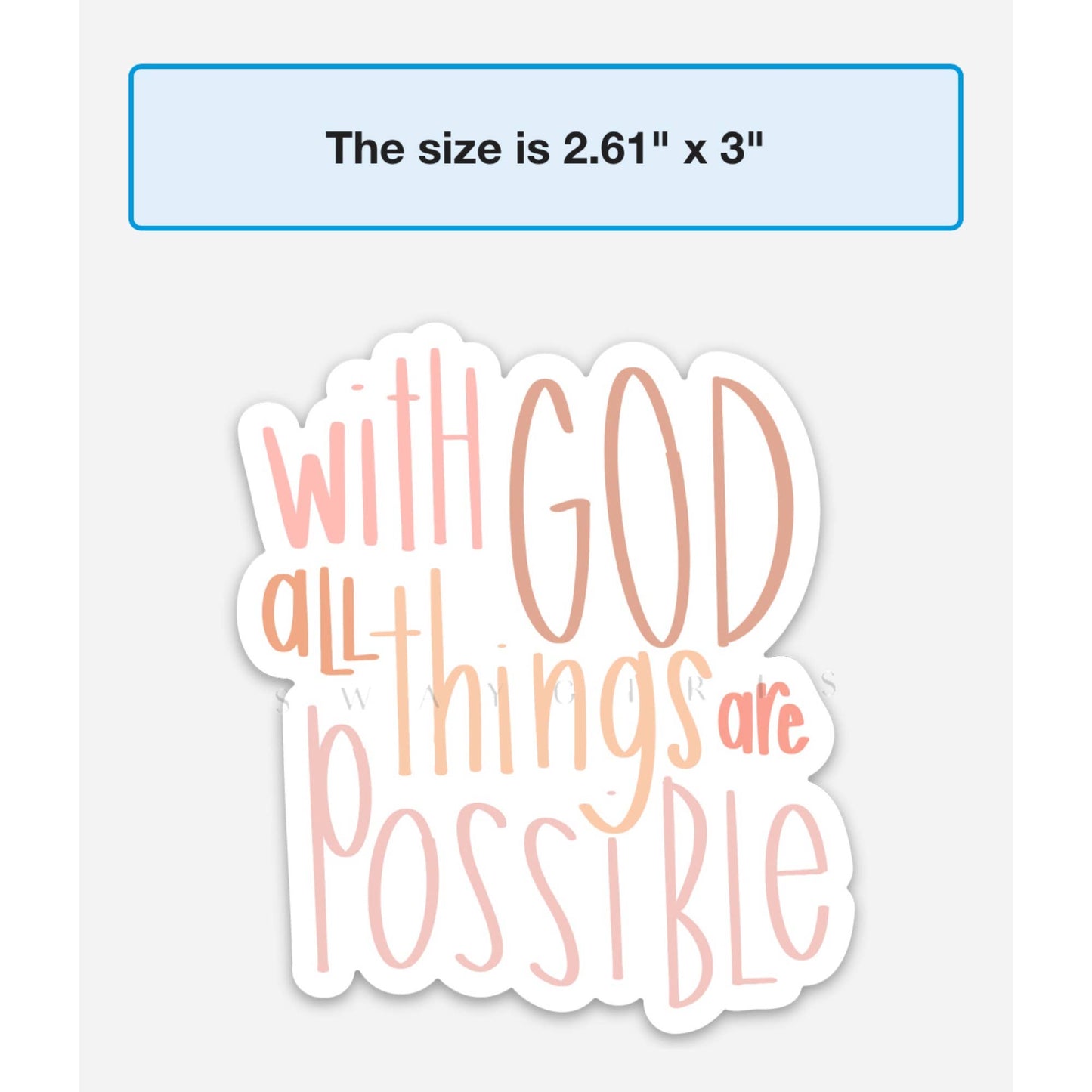 Magnet - Matthew 19:26