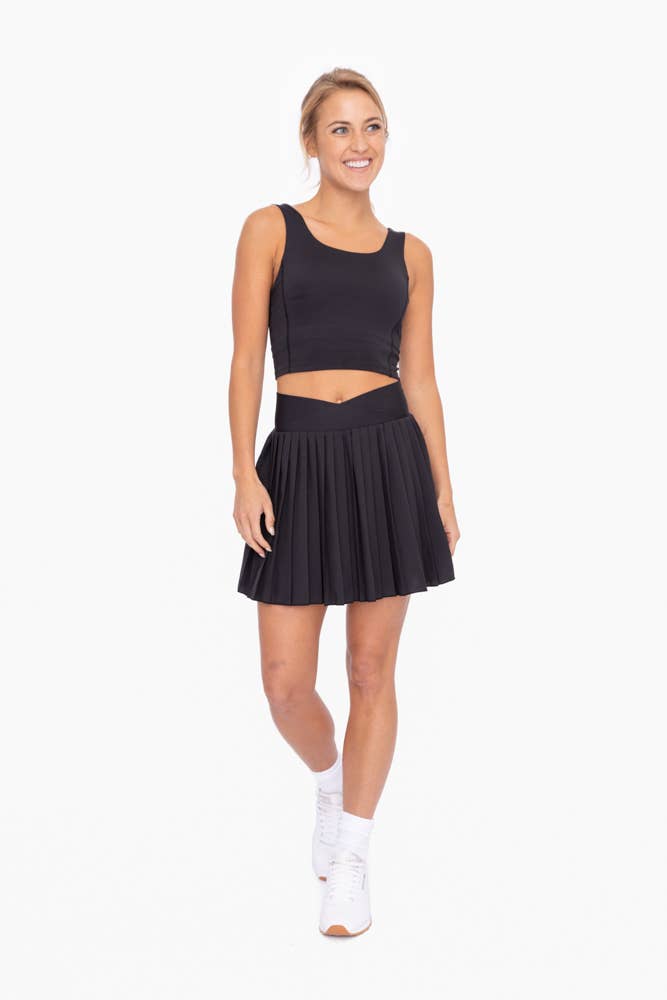 MEDIUM - Active Fit Square Bralette in Black