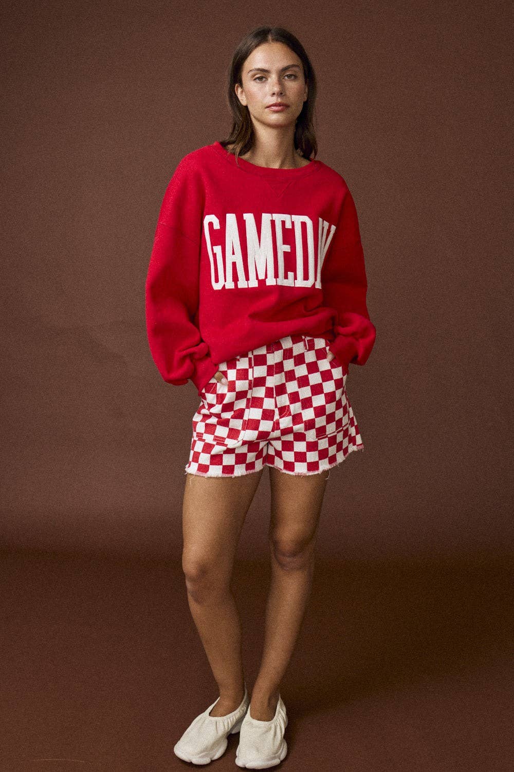 Graphic - Gameday Sweatshirt in Red