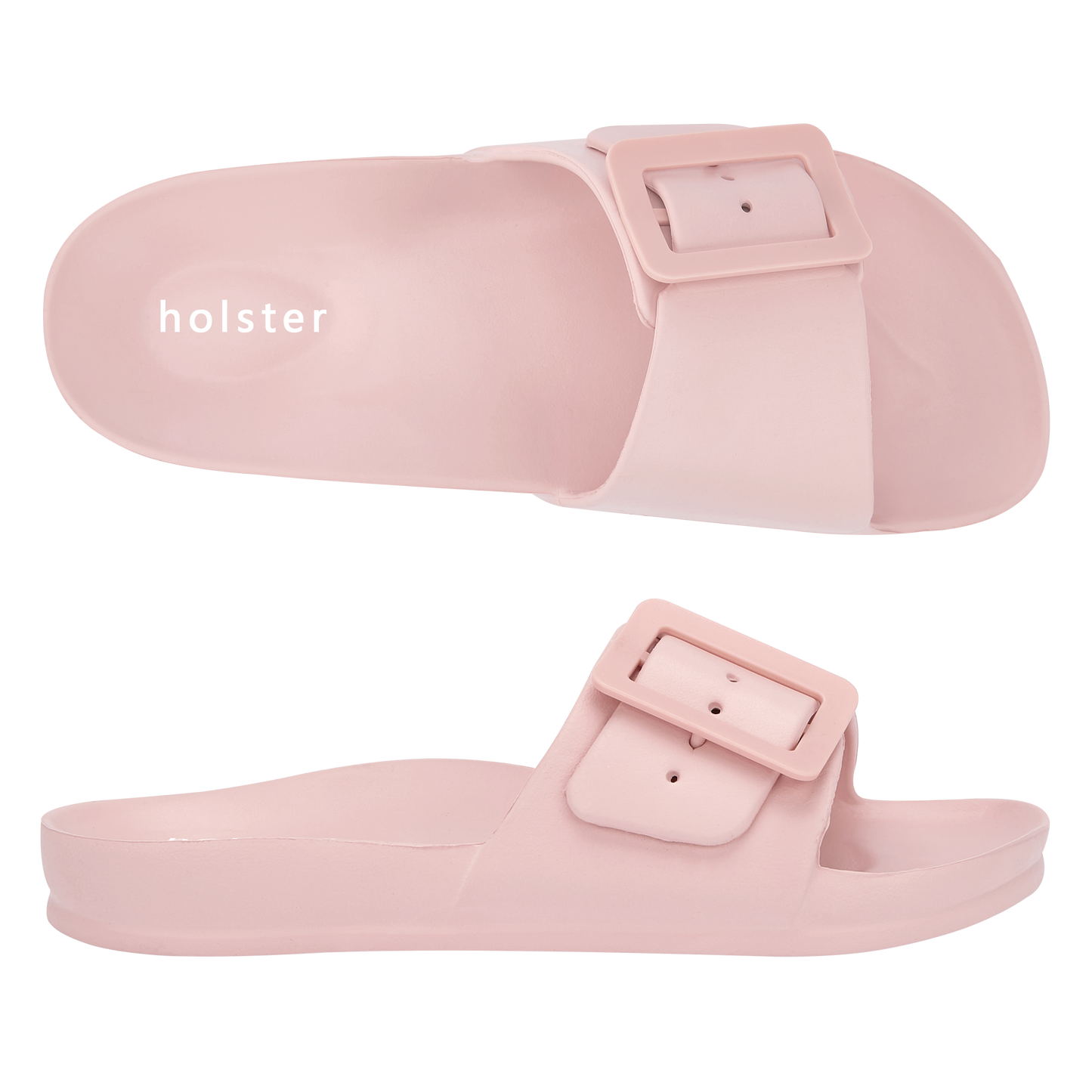 Solace Slide Sandal in Blush