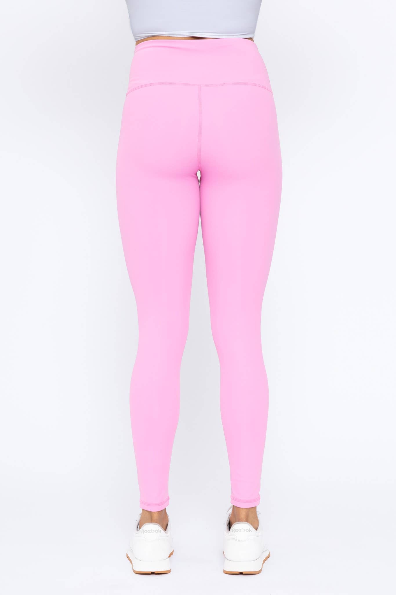 Essential High Waisted Leggings in Fuschia