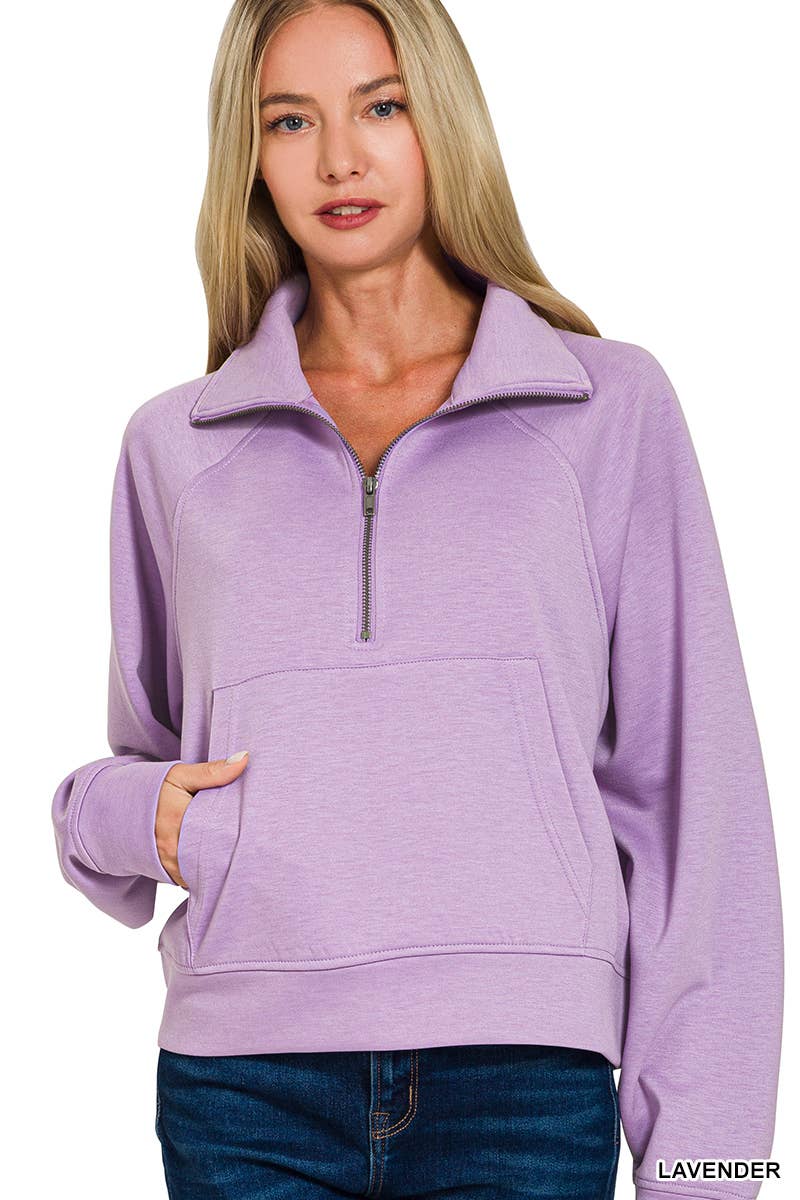 Scuba Pullover in Lavender