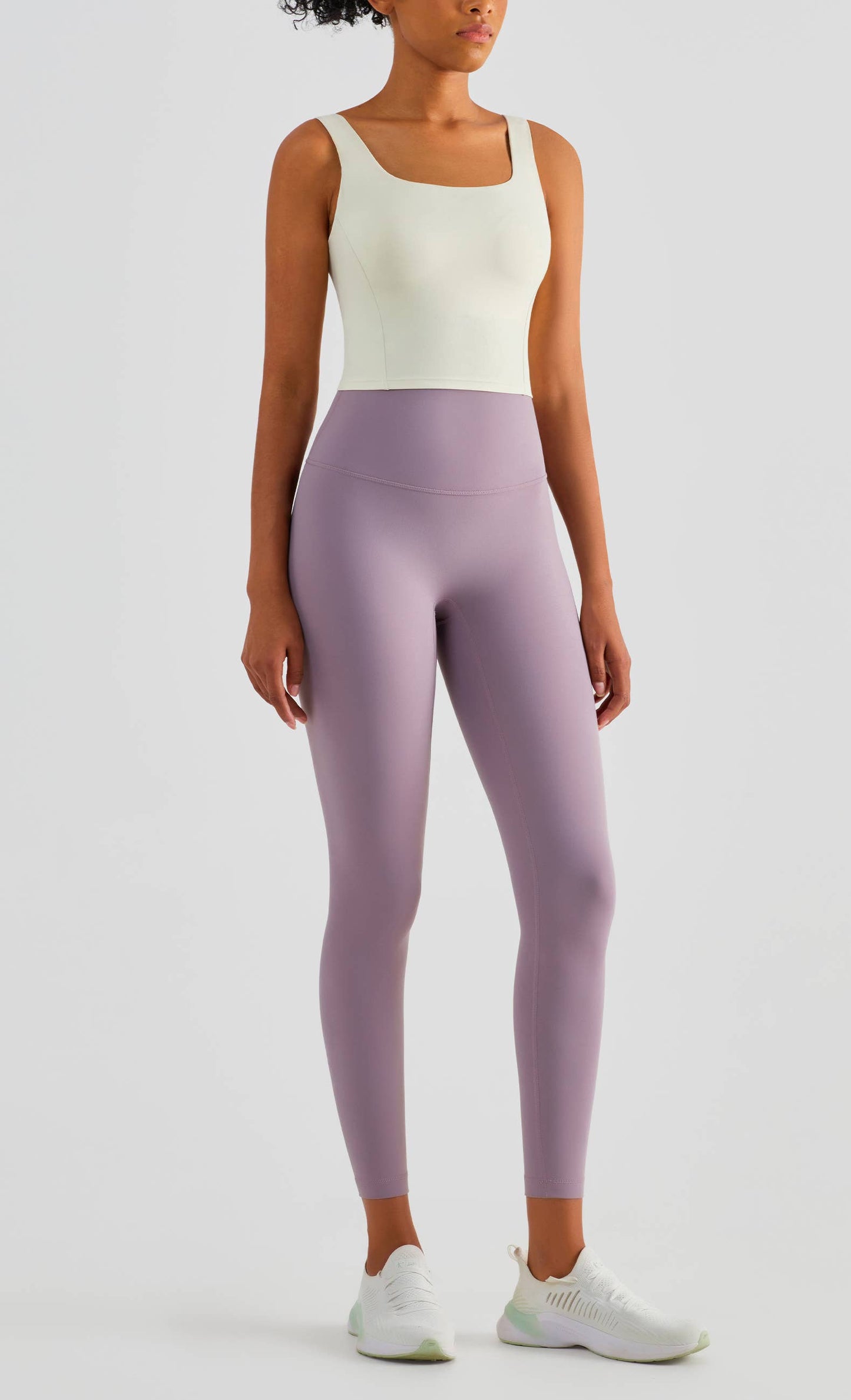 Grace U-Neck Molded Cup Tank Top in Ivory