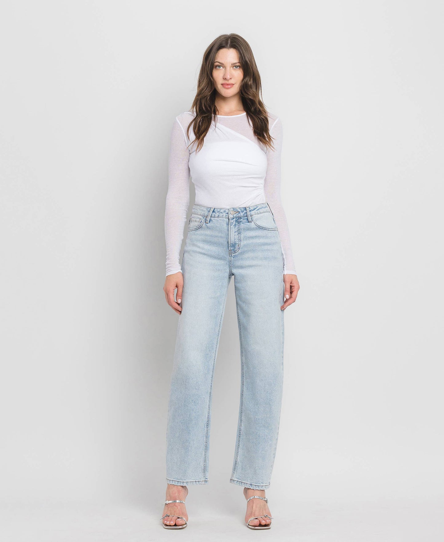 Super High Rise Barrel Leg Denim