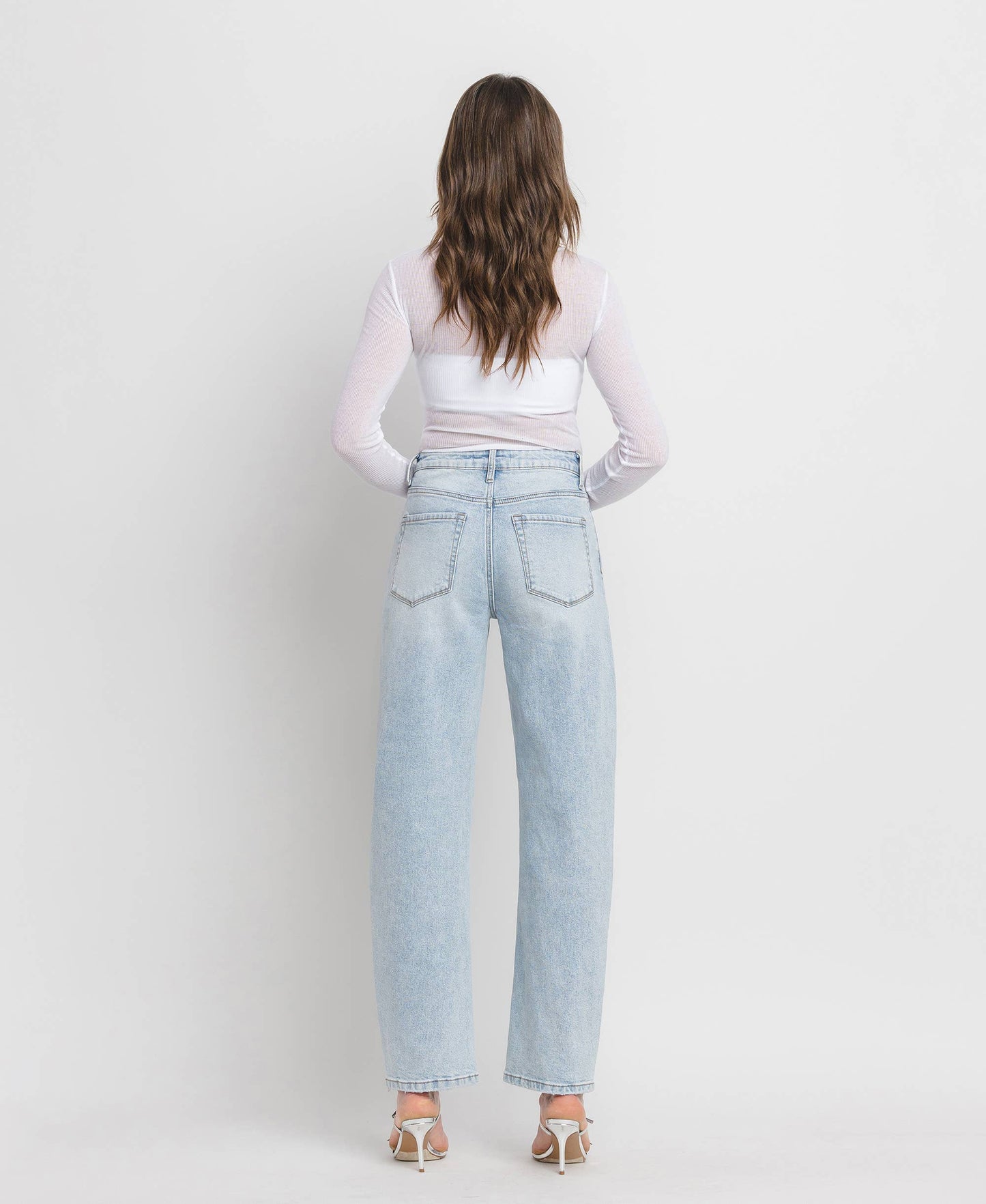 Super High Rise Barrel Leg Denim