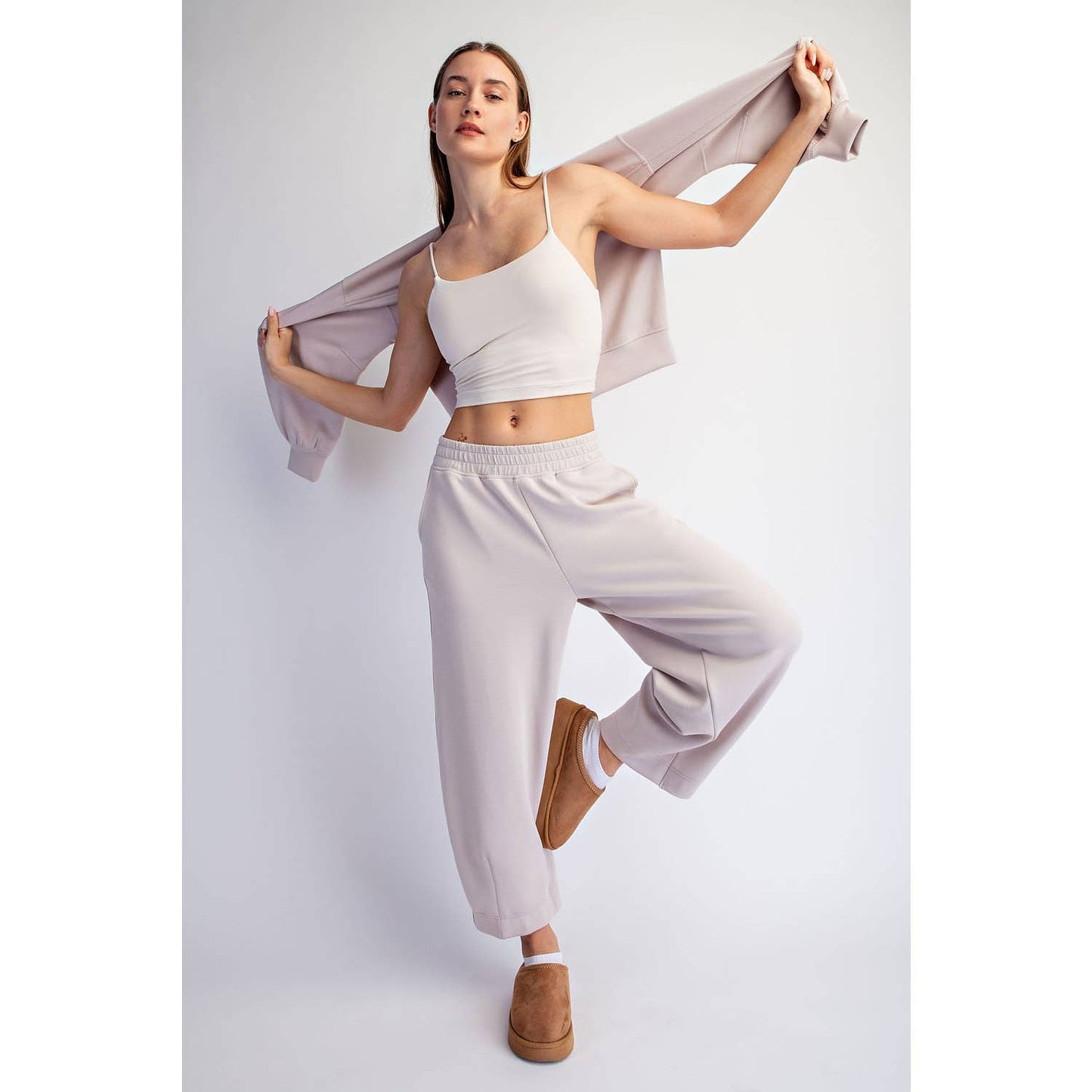 Barrel Scuba Lounge Pants in Cream