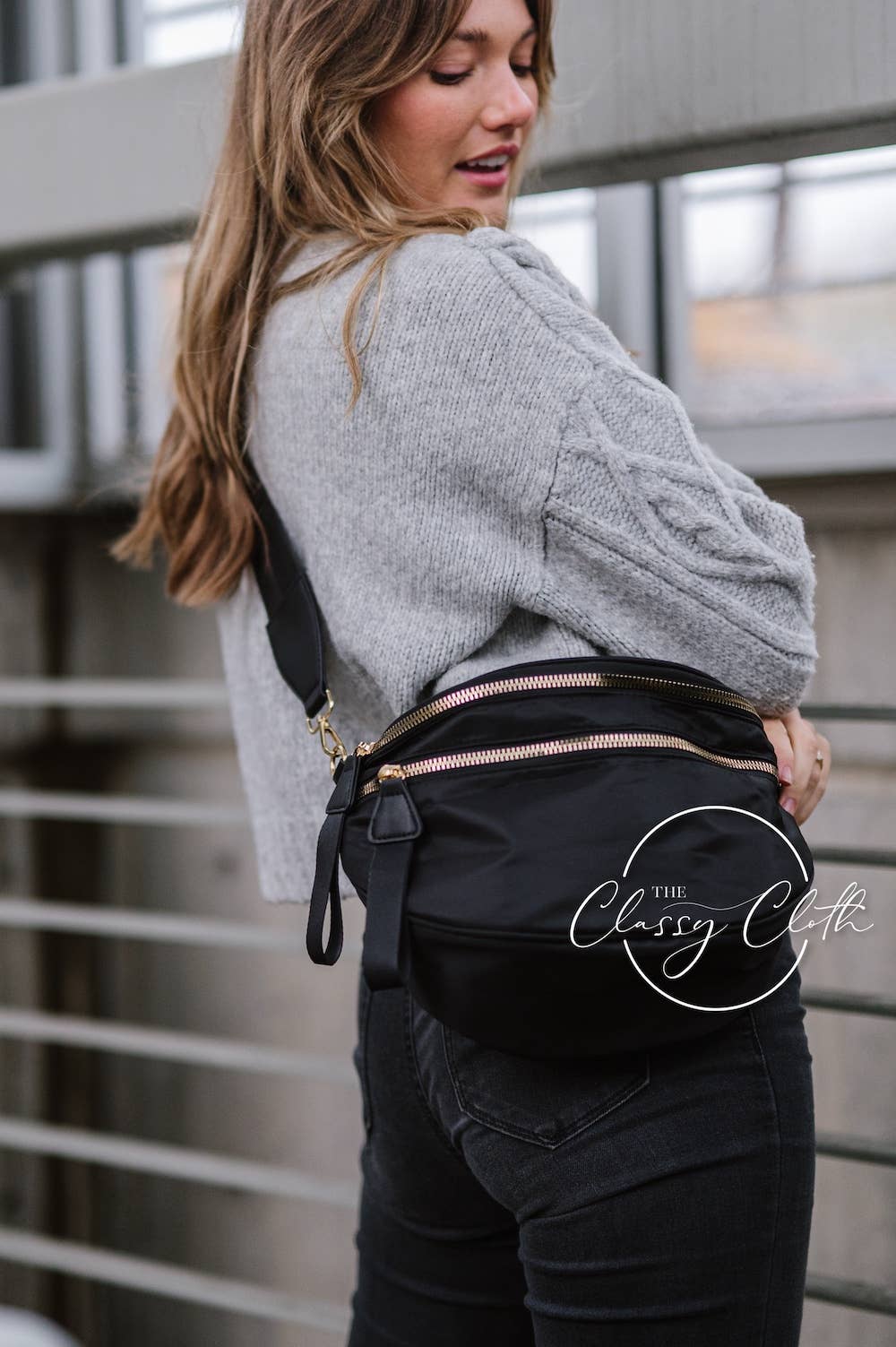 Farah Fanny Pack Shoulder Bag in Black
