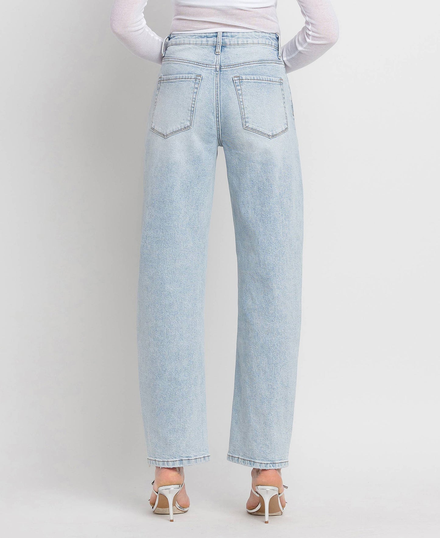 Super High Rise Barrel Leg Denim