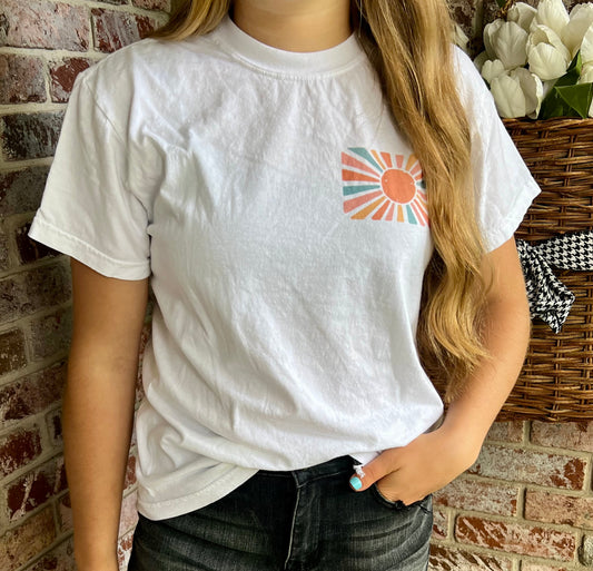 LARGE - Graphic - Lake Life in White