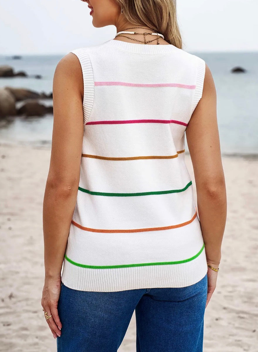 Striped Sweater Tank