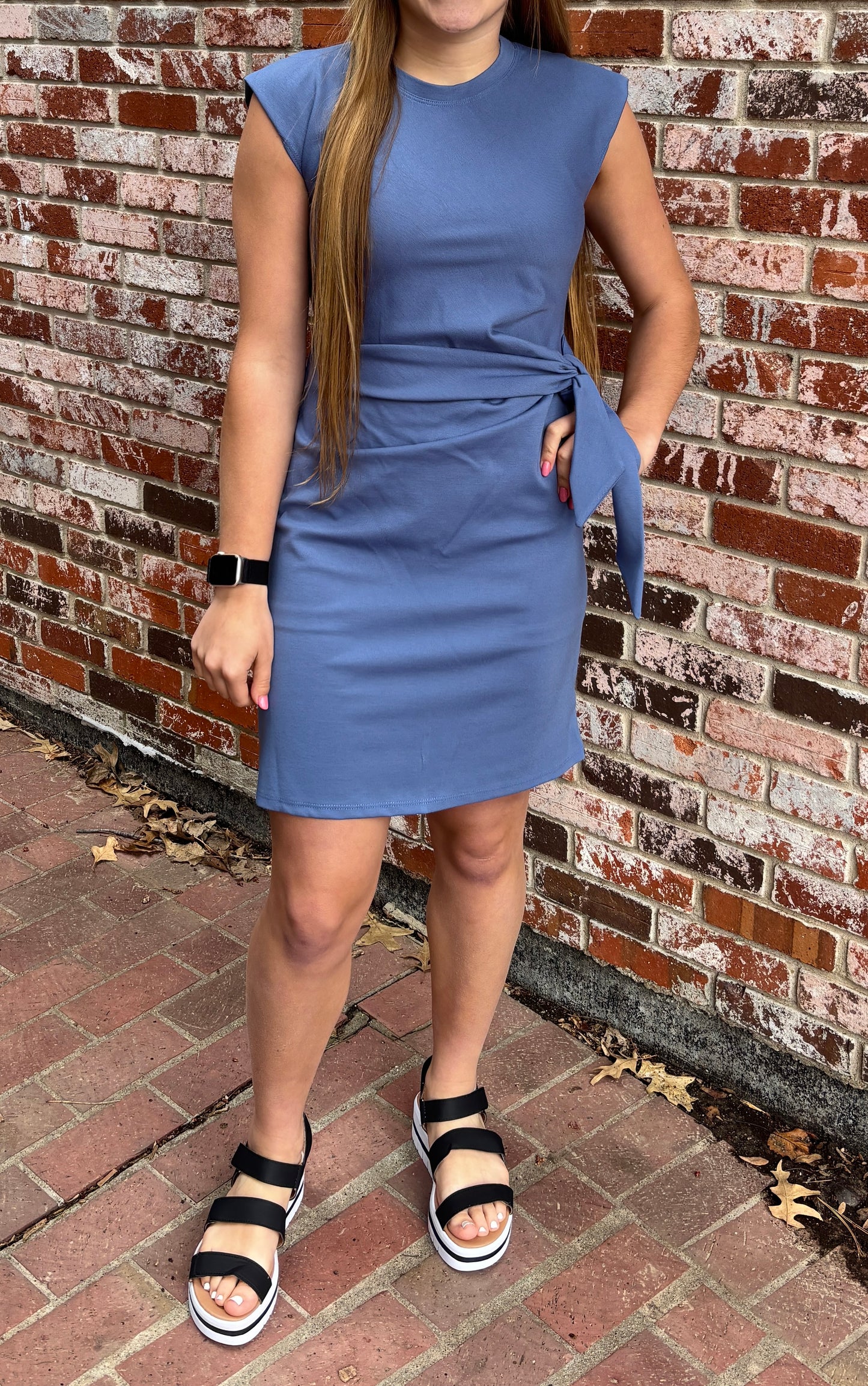 Mila Dress in Blue