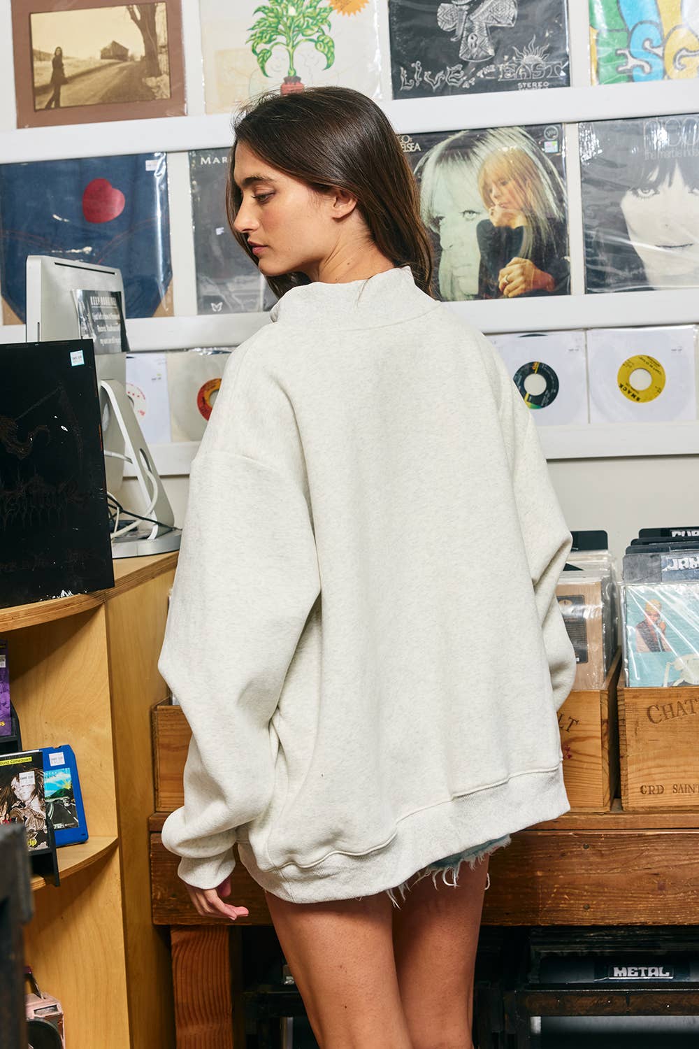 Graphic - Thankful Mock Neck