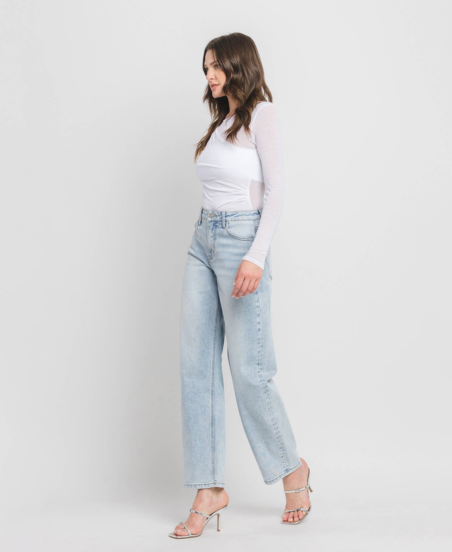 Super High Rise Barrel Leg Denim