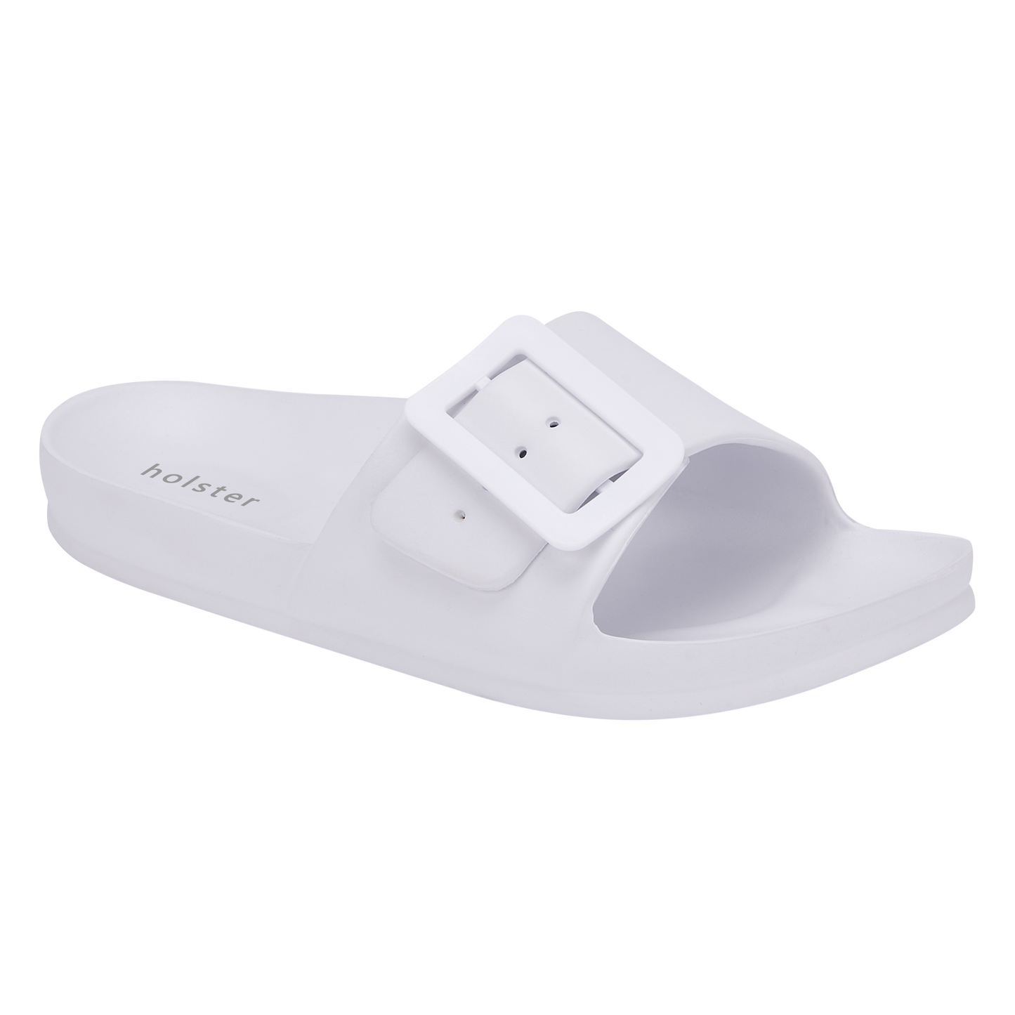 Solace Slide Sandal in White