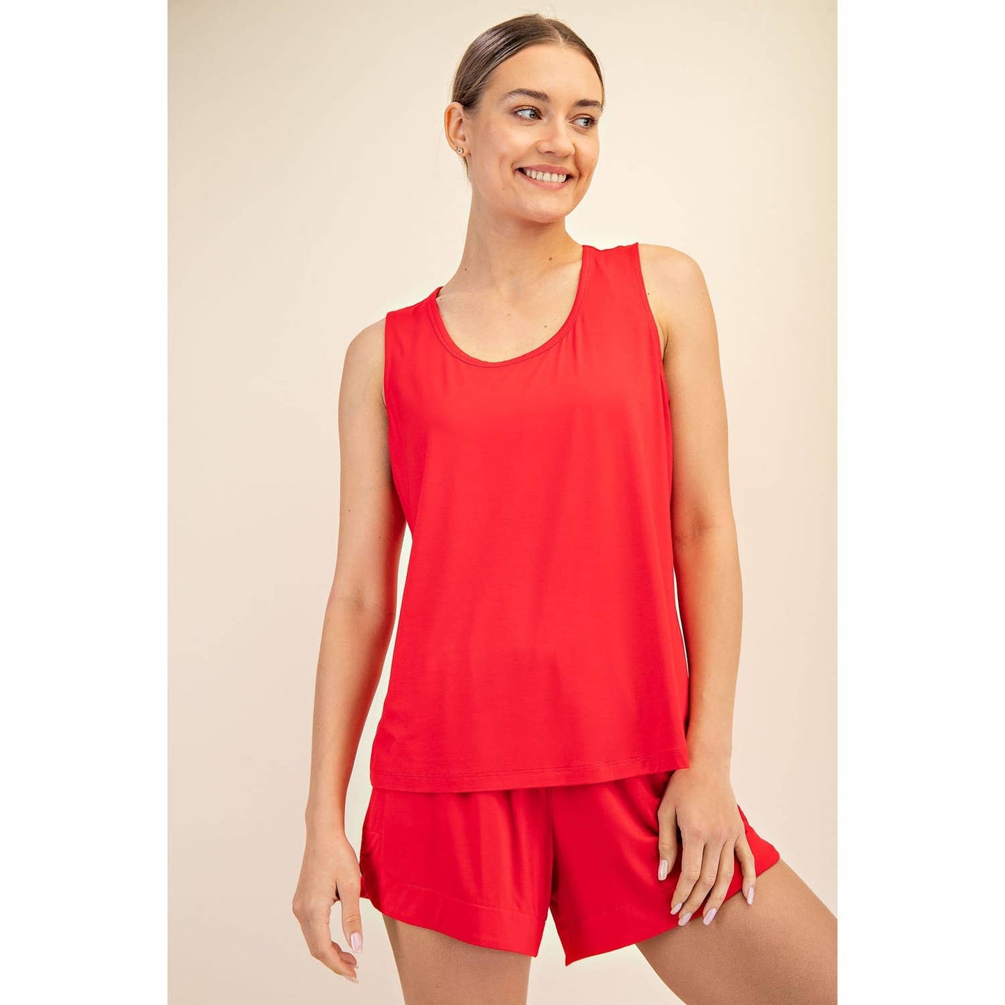 Modal Tank in Red
