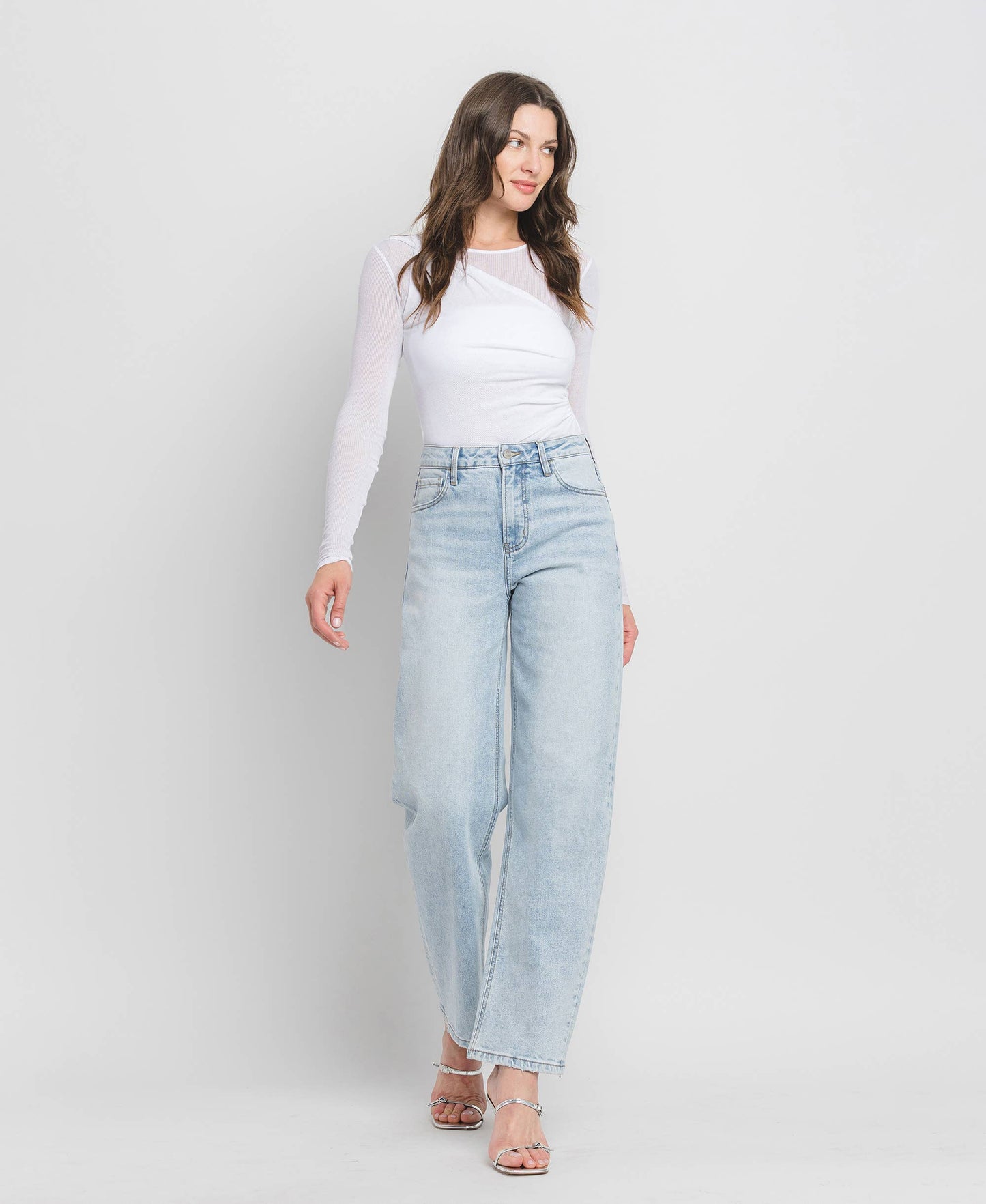 Super High Rise Barrel Leg Denim