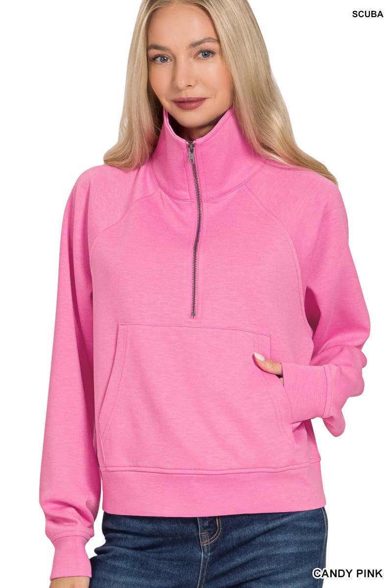 Scuba Pullover in Pink