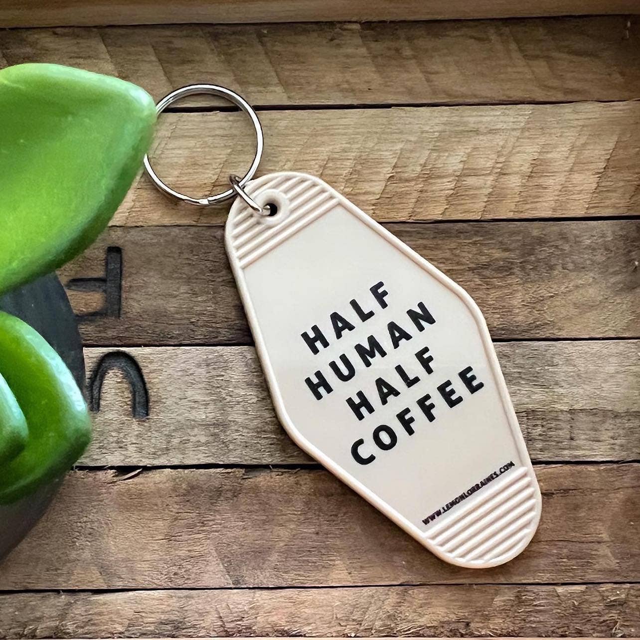 Keychain — Half Human Half Coffee