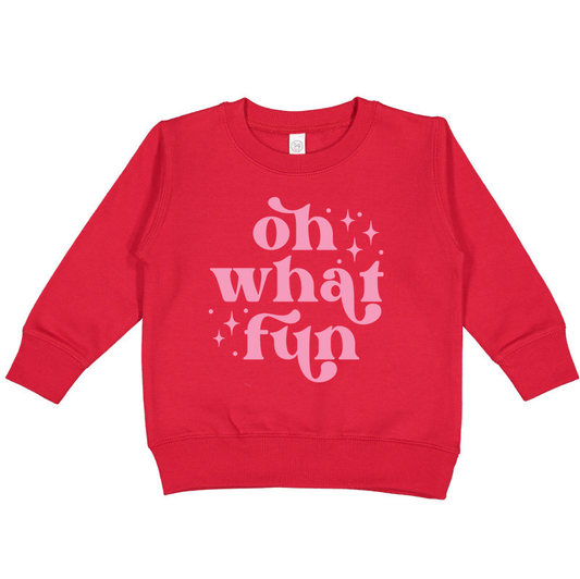 Kid Graphic — Oh What Fun in Red