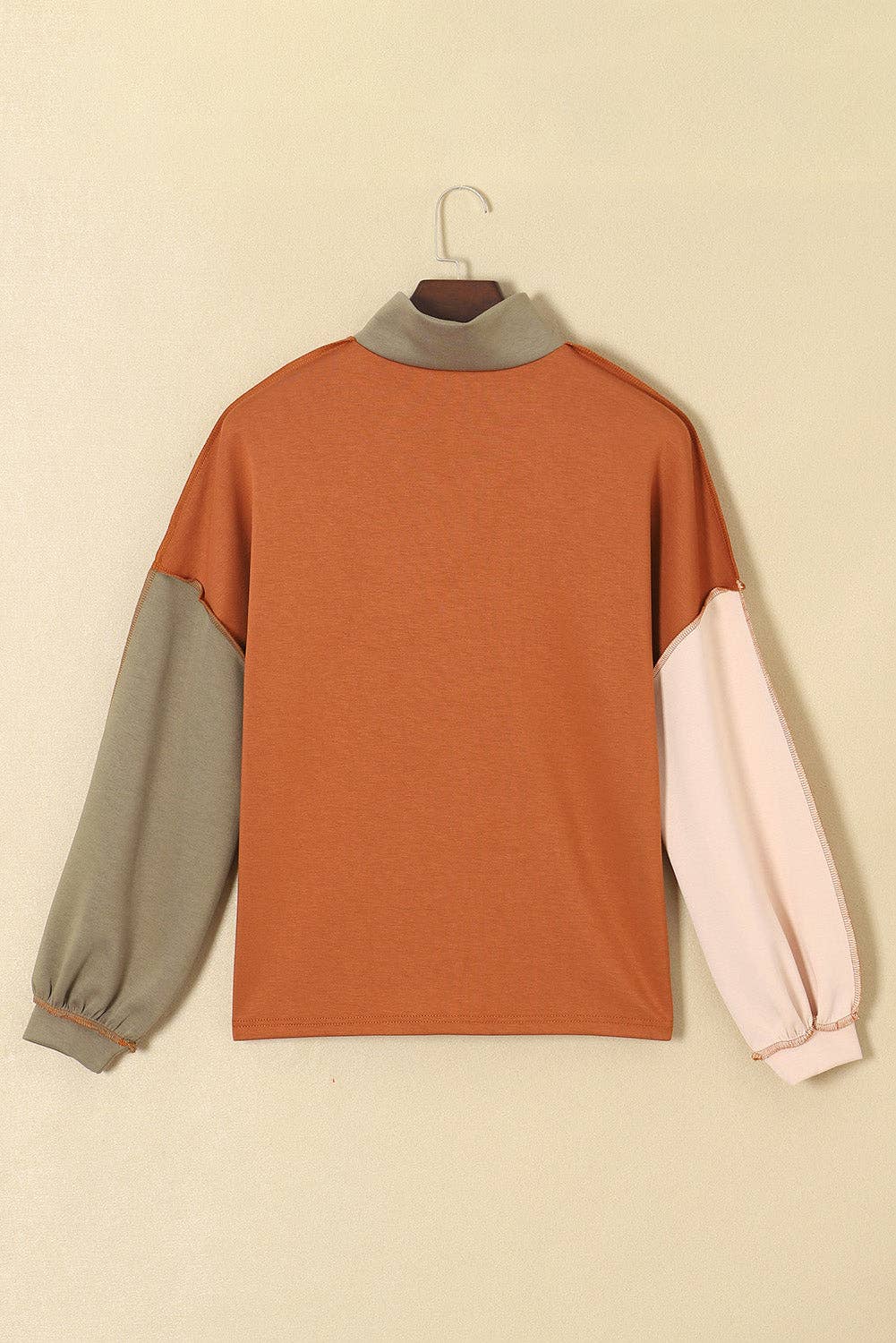 Quarter Zip Color Block