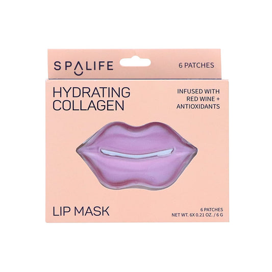Valentine Hydrating Collagen & Red Wine Hydrogel Lip Masks - 8pk
