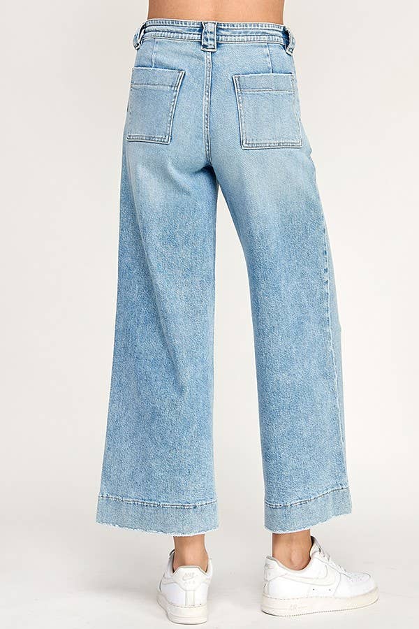 High Rise Trouser Wide Leg Denim