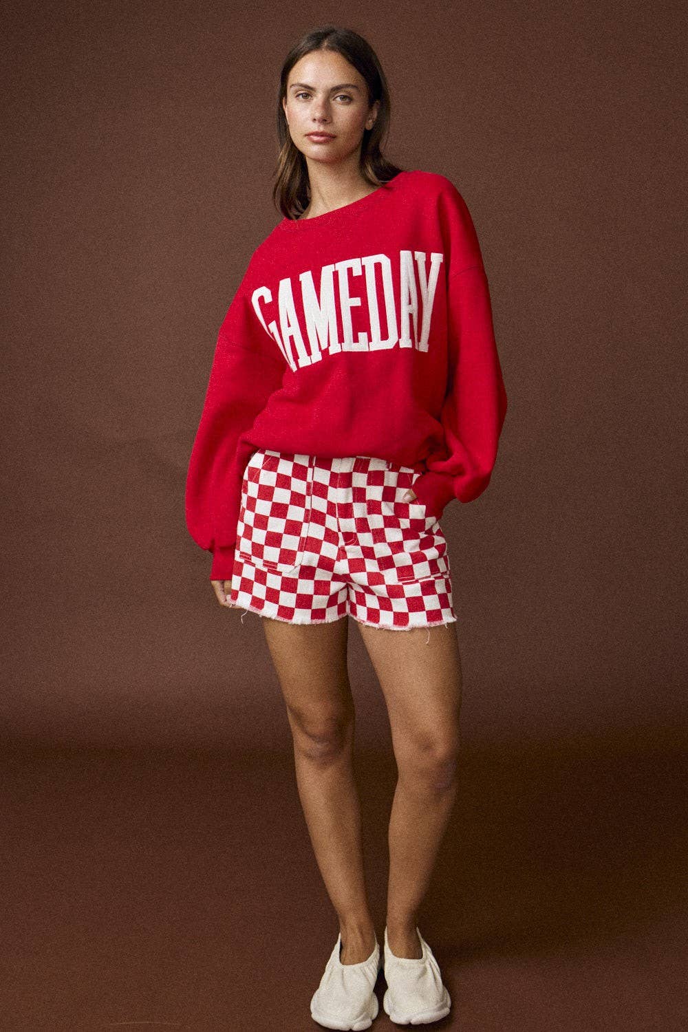 Graphic - Gameday Sweatshirt in Red