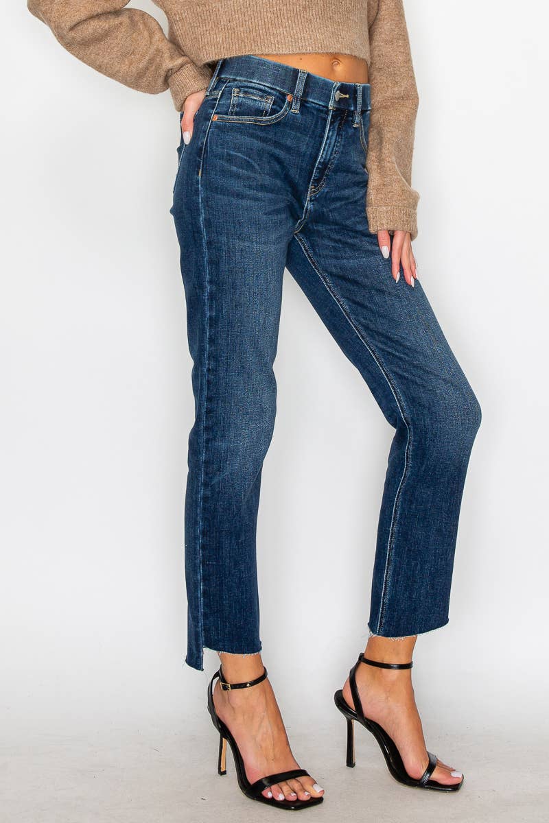 Tummy Control High Rise Denim in Dark Wash