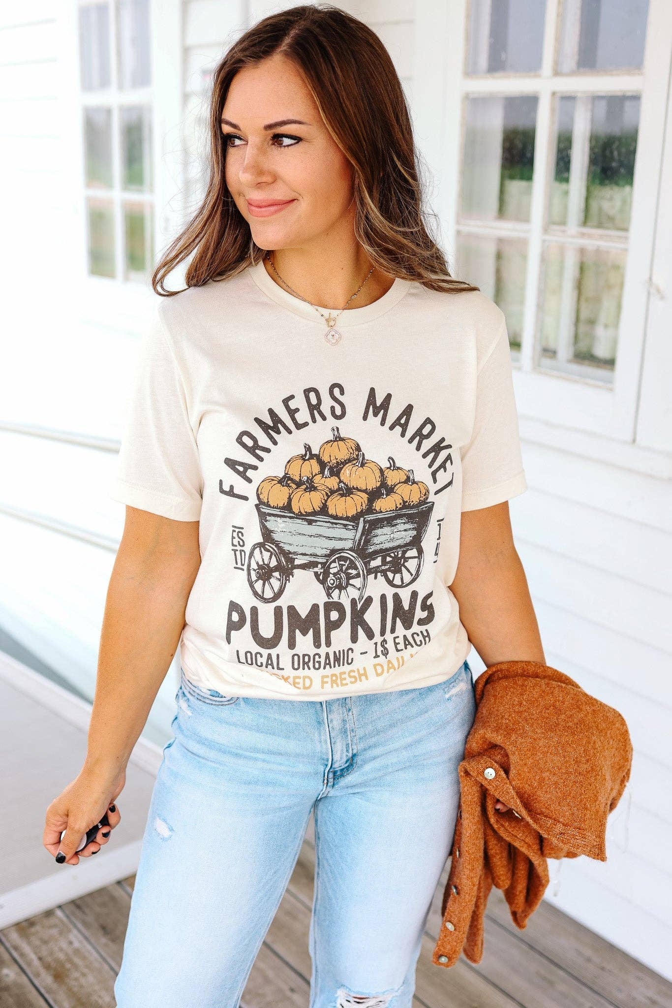 Graphic - Pumpkin Wagon in Natural