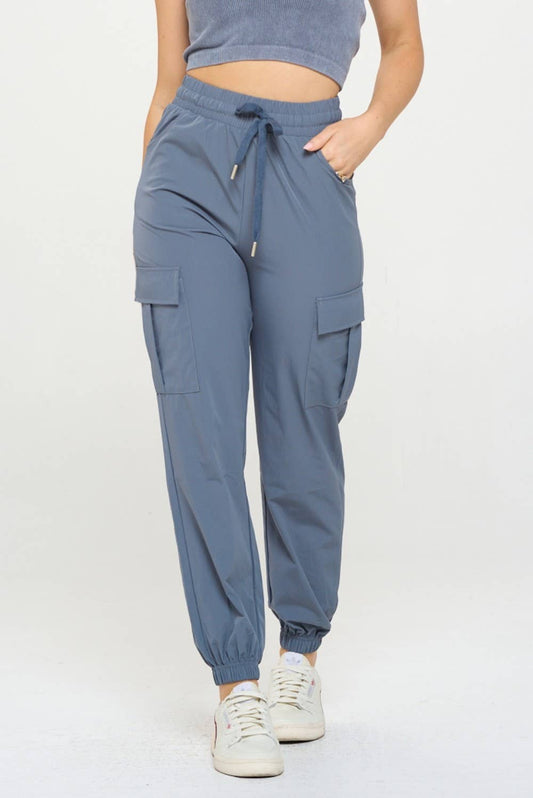 Dry Fit Cargo Joggers in Grey