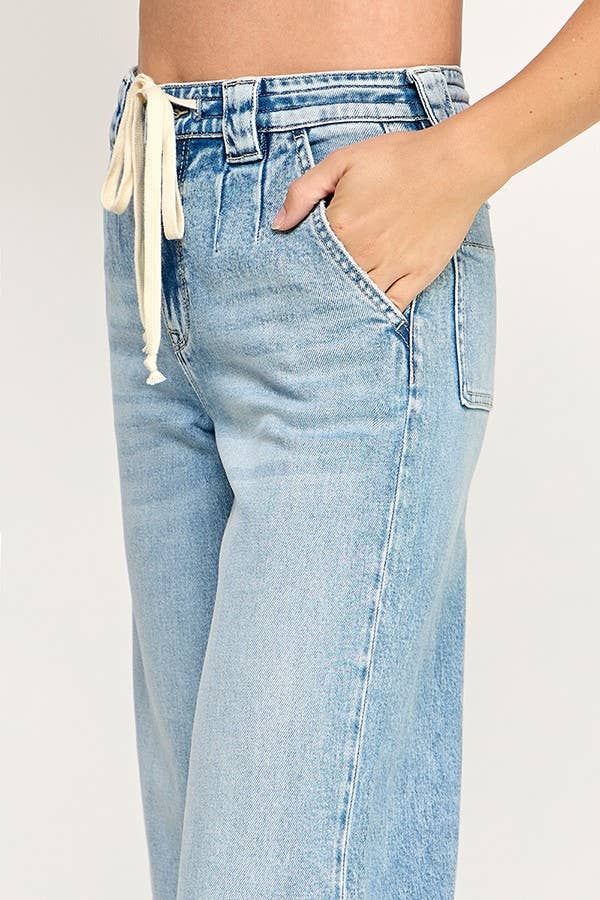 High Rise Trouser Wide Leg Denim