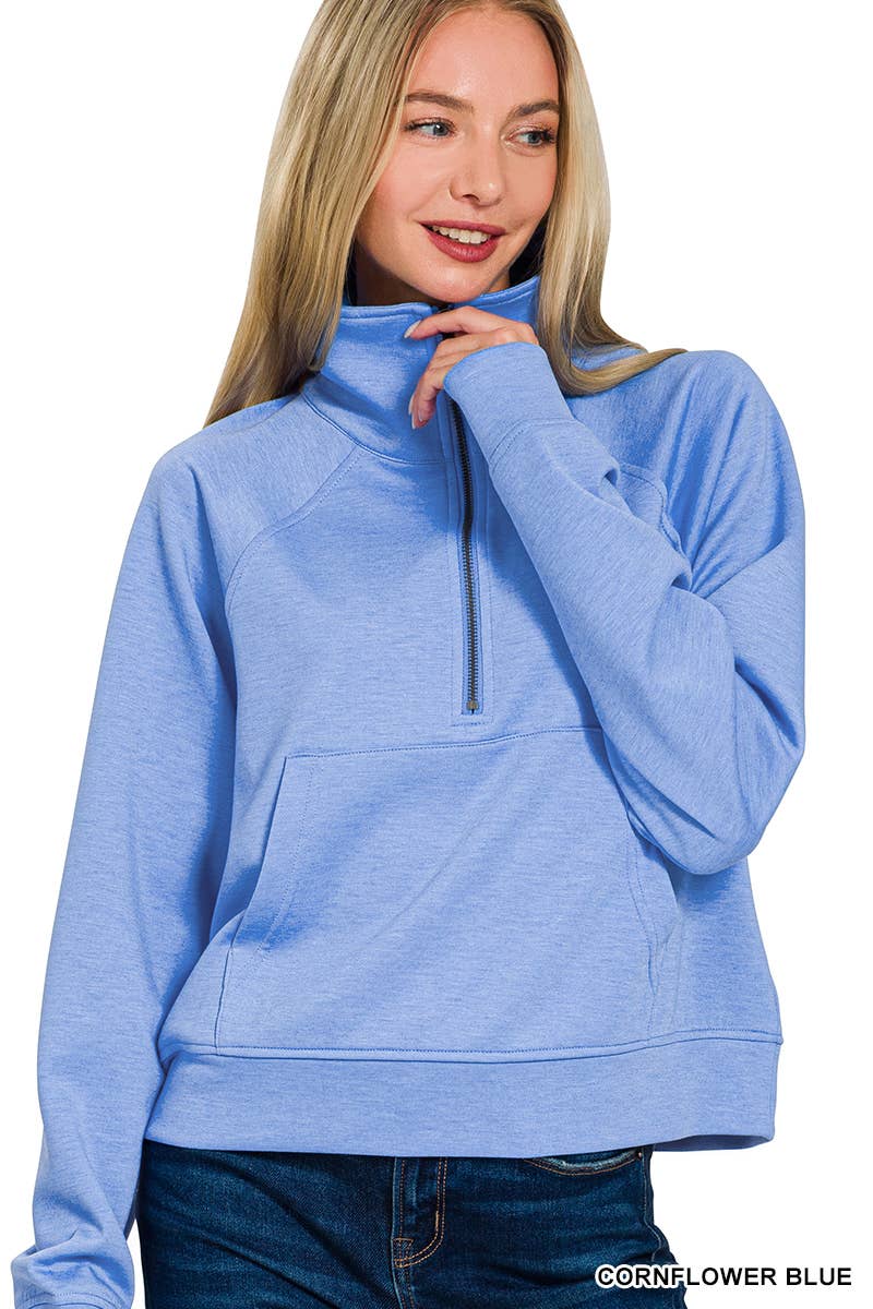 Scuba Pullover in Cornflower