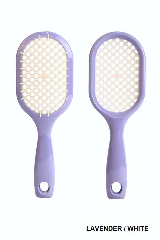 TikTok Superbrush Plus Detangling Hair Comb in Lavender/White