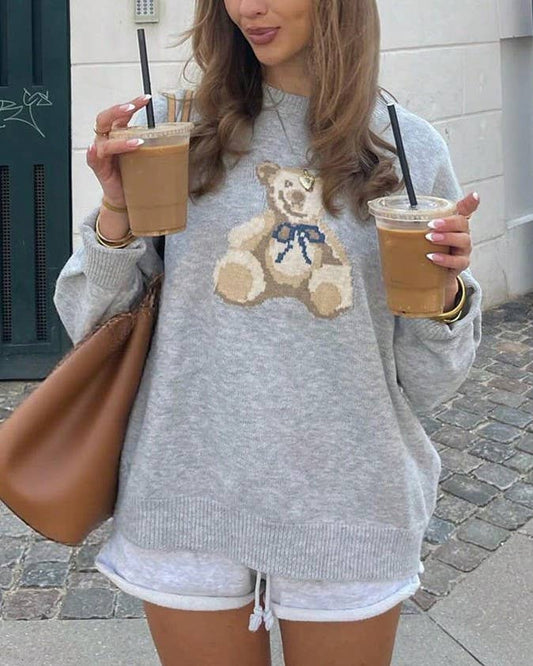 Slouchy Teddy Bear Sweater