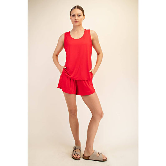 Modal Tank in Red