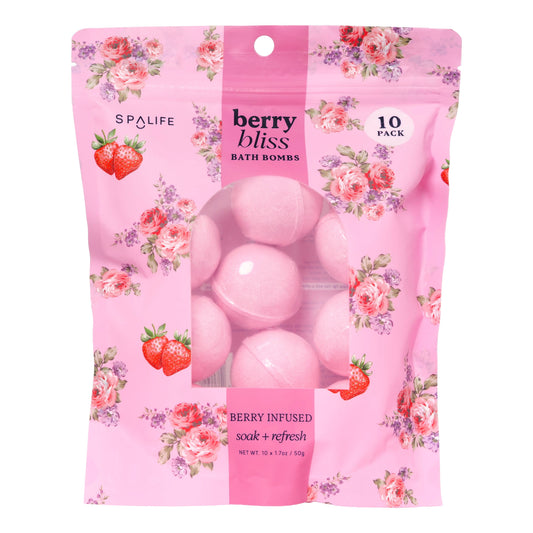 10pk Valentine Berry Bliss Bath Bombs