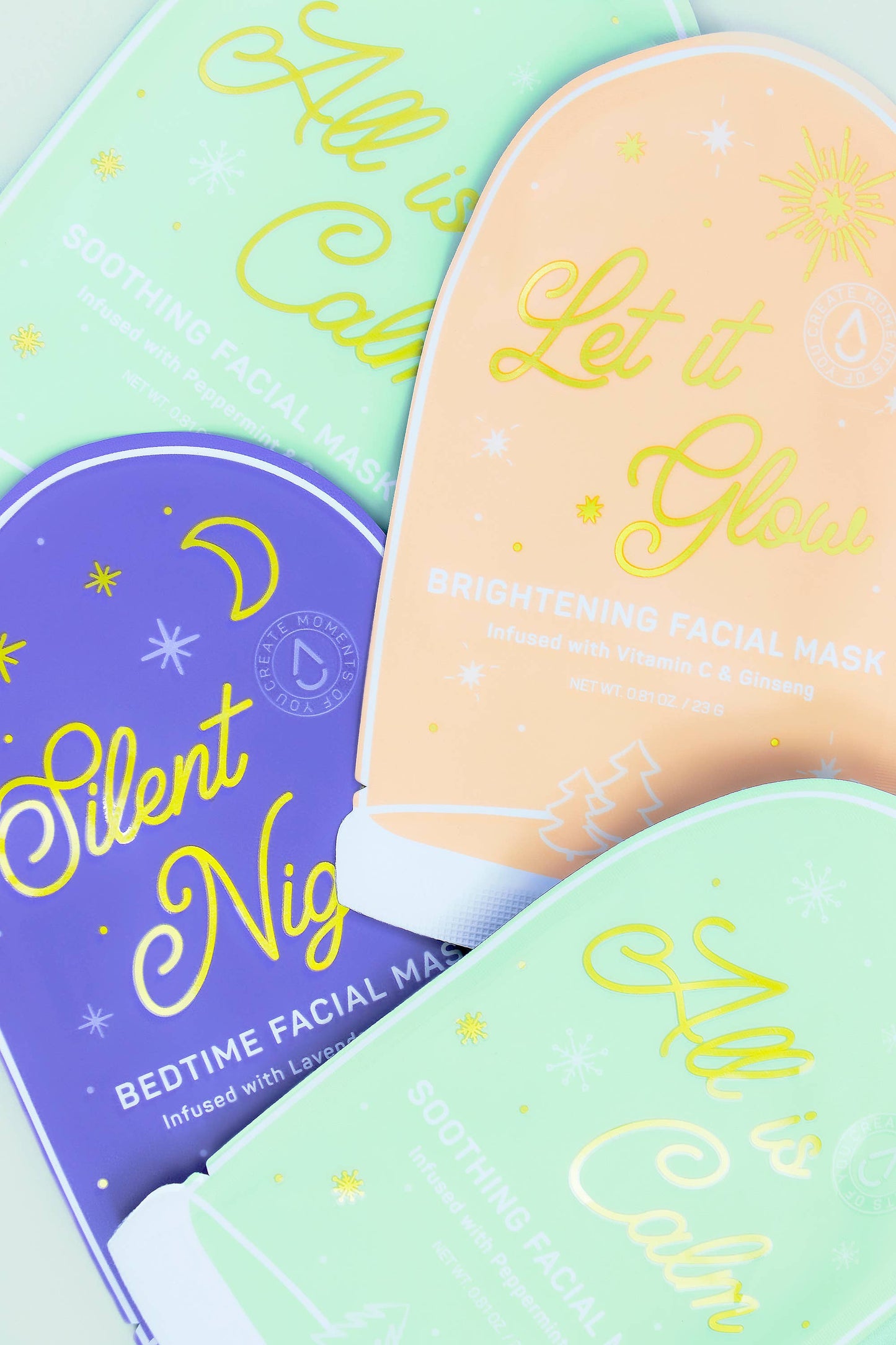 Stocking Stuffer - Holiday Winter Wonderland Facial Mask