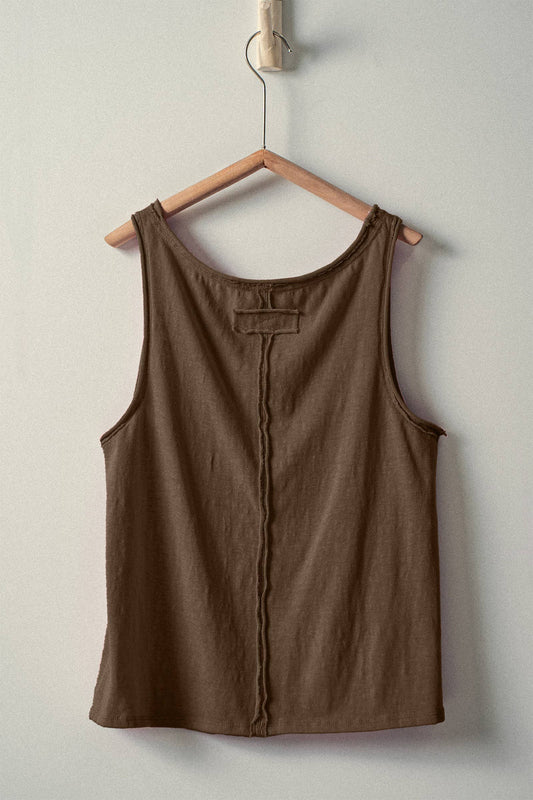 Coastal Cool Tank in Brown