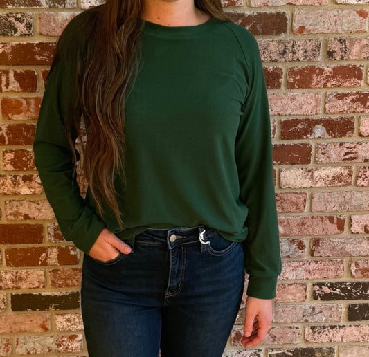 Pullover Crew in Green