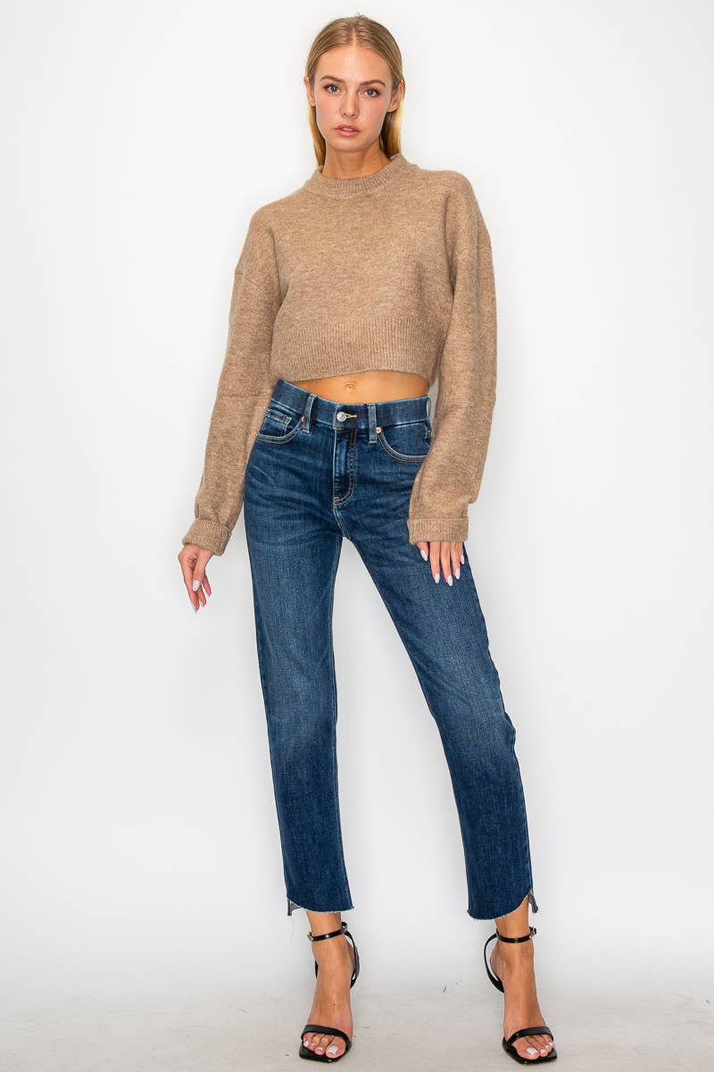 Tummy Control High Rise Denim in Dark Wash