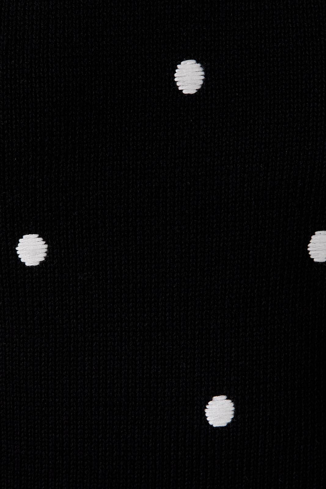 Puff Short Sleeve Sweater in Black
