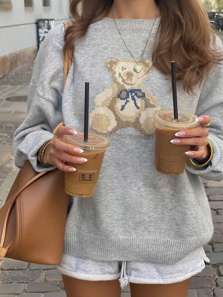 Slouchy Teddy Bear Sweater