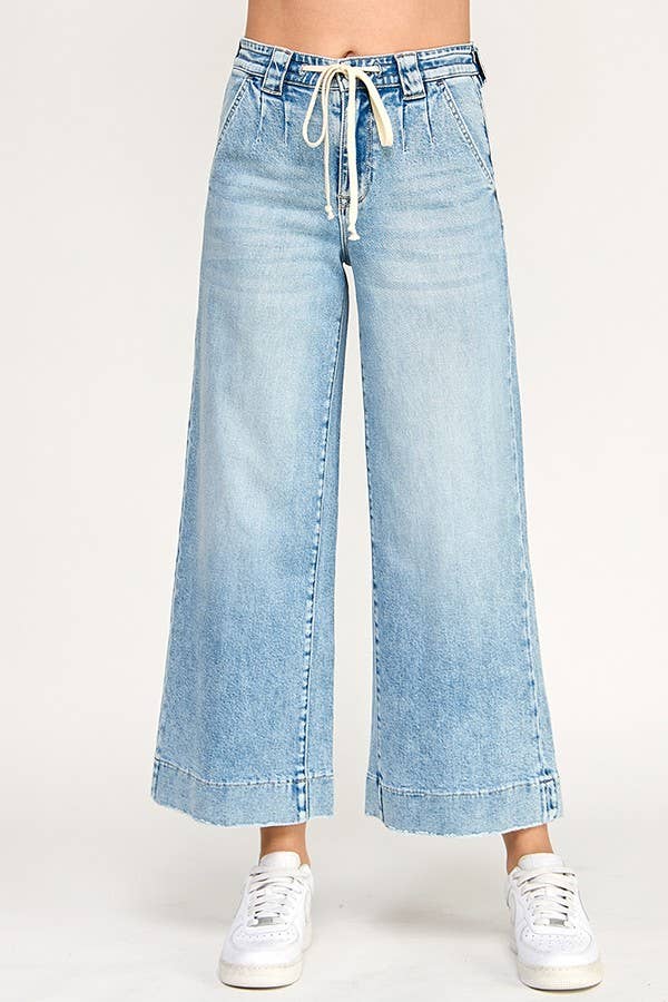 High Rise Trouser Wide Leg Denim