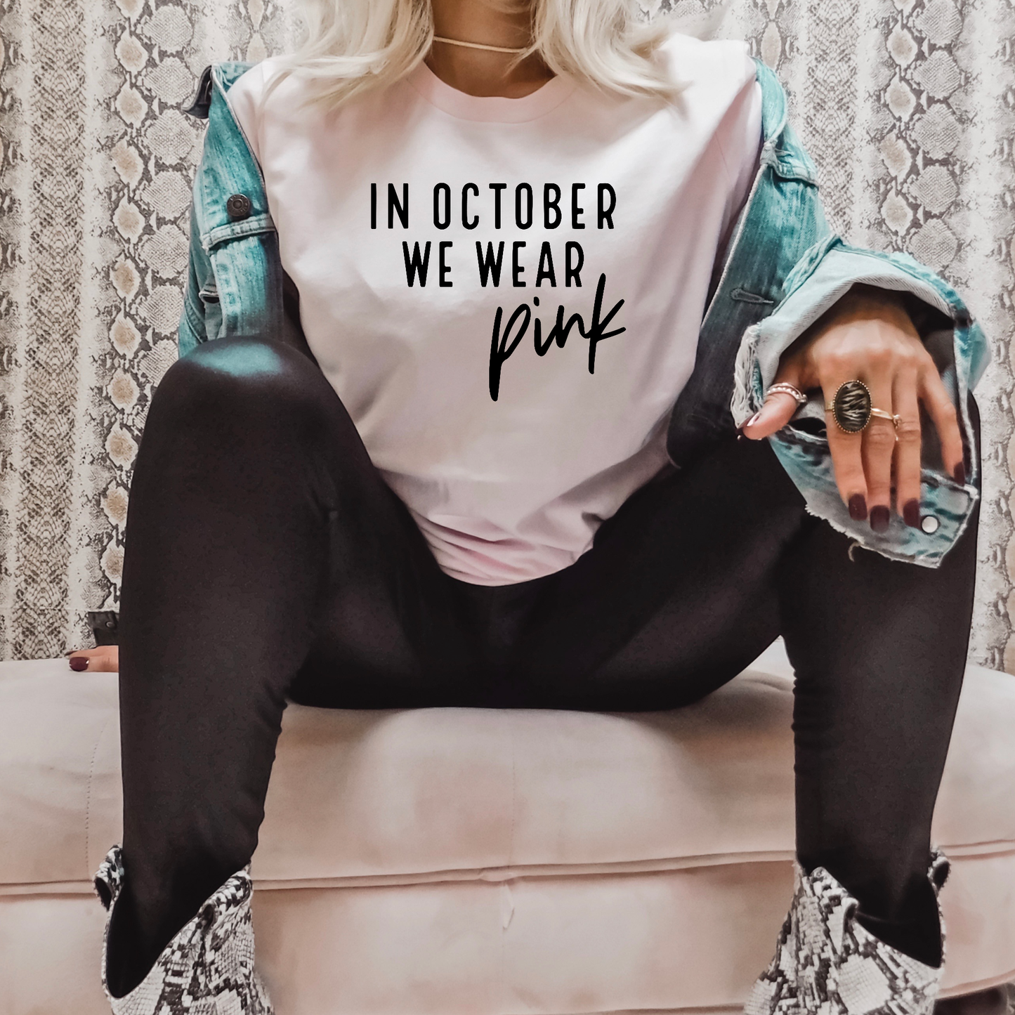 Graphic - In October We Wear Pink