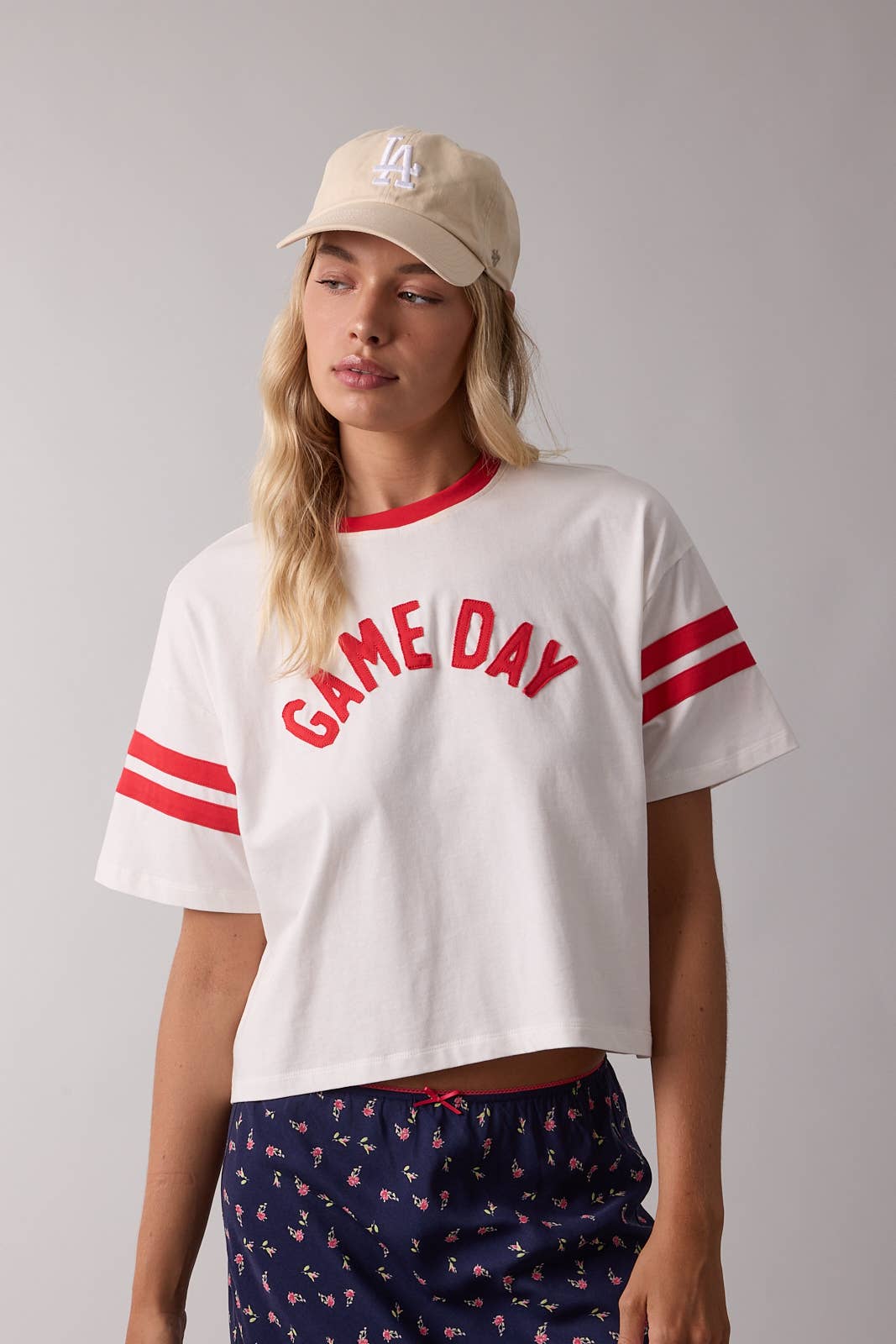 Contrast Game Day Top