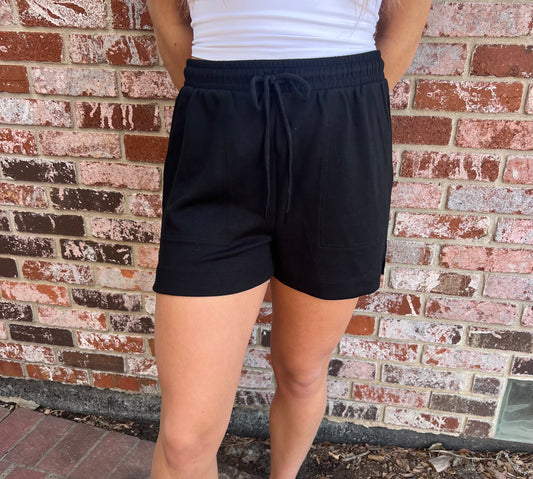 Comfort Sweat Shorts in Black