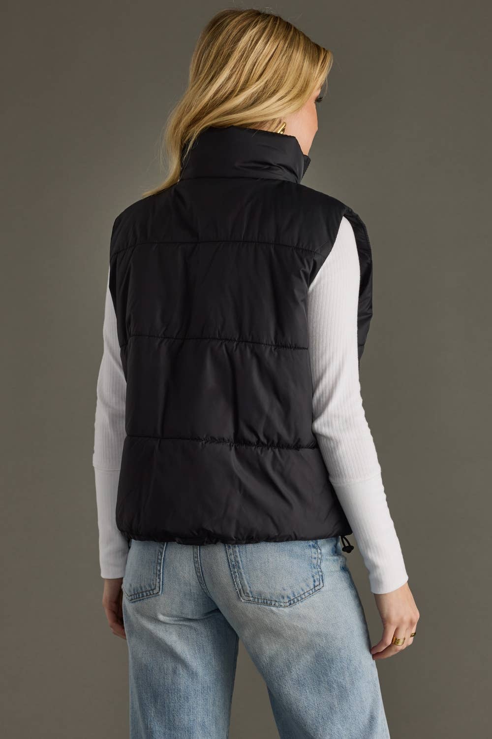 Black Puffer Vest