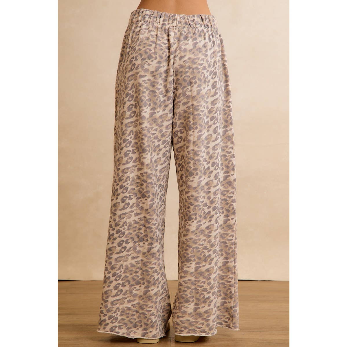 Wide Leg Leopard Pants