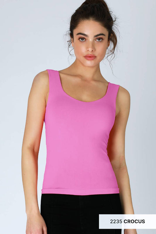 Sweet Heart Basic Tank in Pink